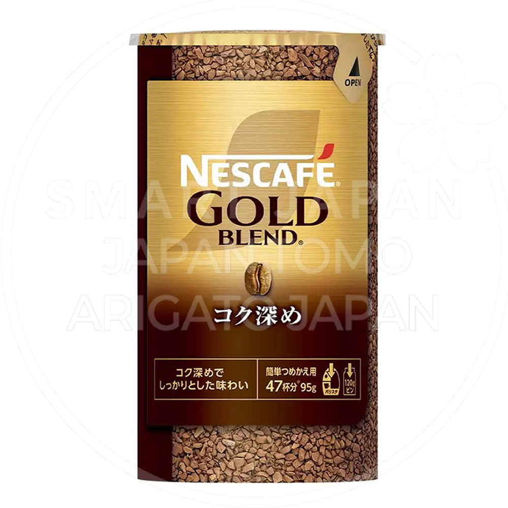 일본 네슬레 네스카페 골드블렌드 깊고 진한맛 에코시스템 리필 95g 인스턴트커피