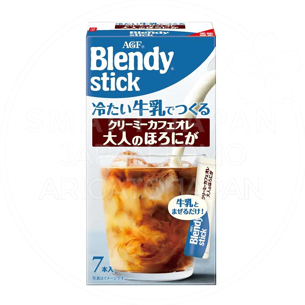 일본 AGF 블렌디 스틱 크리미 카페오레 은은한 쓴맛 7개입
