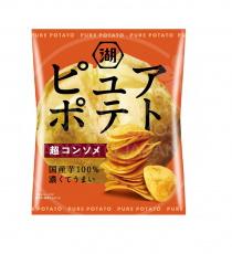 일본 코이케야 퓨어포테이토 진한 콘소메 주황 52g 감자칩