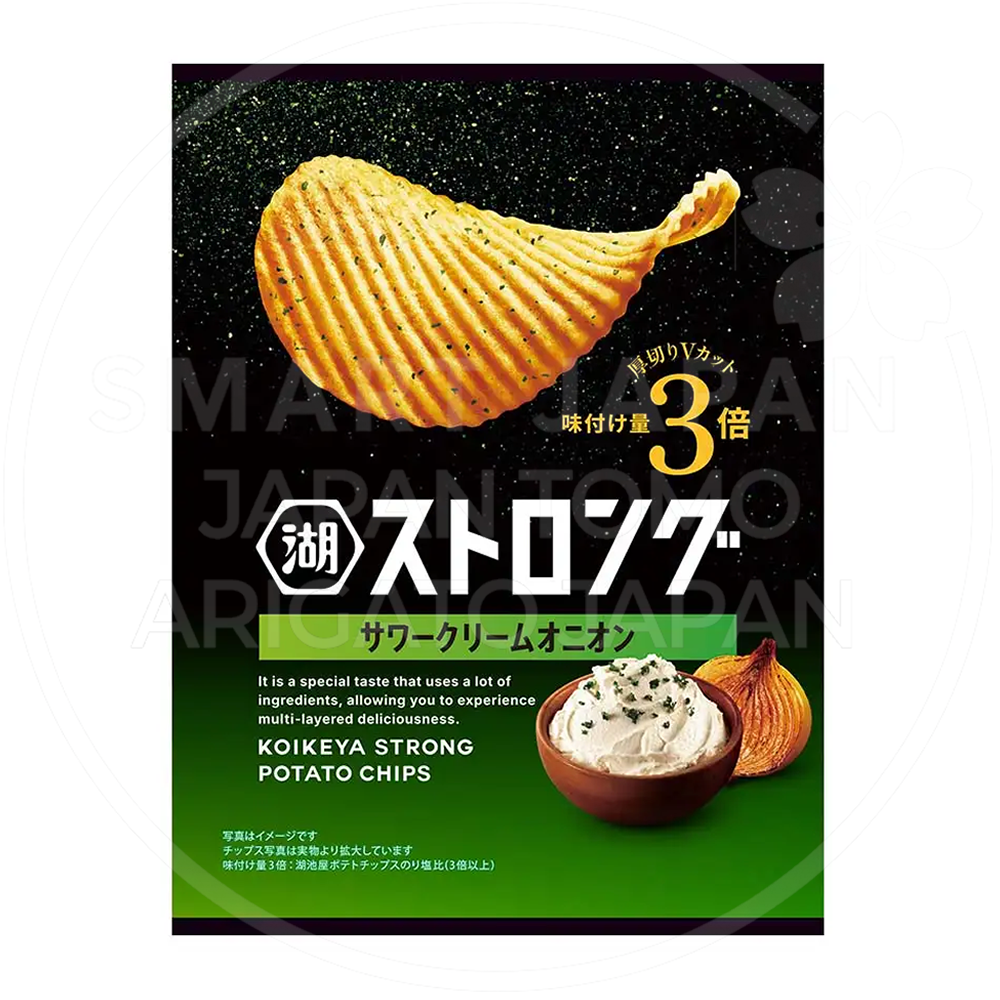 일본 코이케야 스트롱 사워크림어니언 53g 감자칩