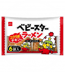 일본 베이비스타 라멘 진한치킨맛 6봉 138g