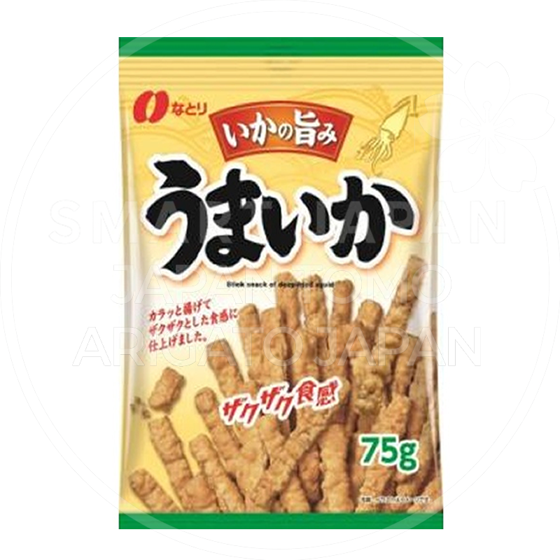 나토리 우마이카 오징어맛 오리지널 75g 초록 / 일본 튀김 안주