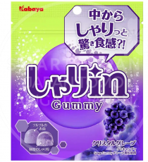 카바야 샤리인 구미 크리스탈 포도맛 52g