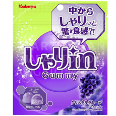 카바야 샤리인 구미 크리스탈 포도맛 52g