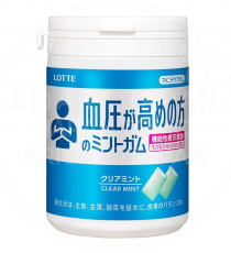 일본 롯데 마이니치 혈압 케어 민트껌 보틀형