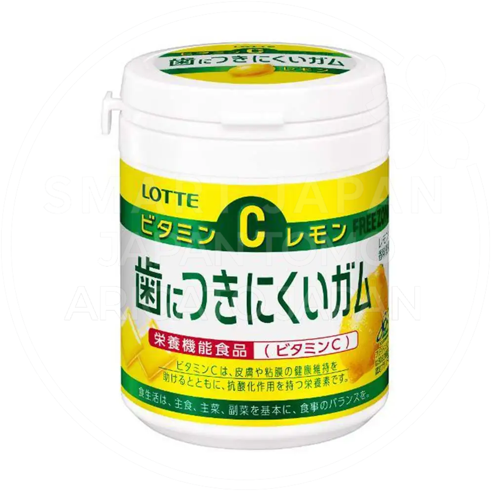 일본 롯데 치아에 잘 붙지 않는 레몬껌 보틀형