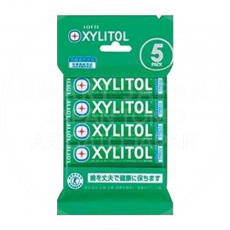 일본 롯데 자일리톨 껌 라임민트 스틱타입 초록 5개세트