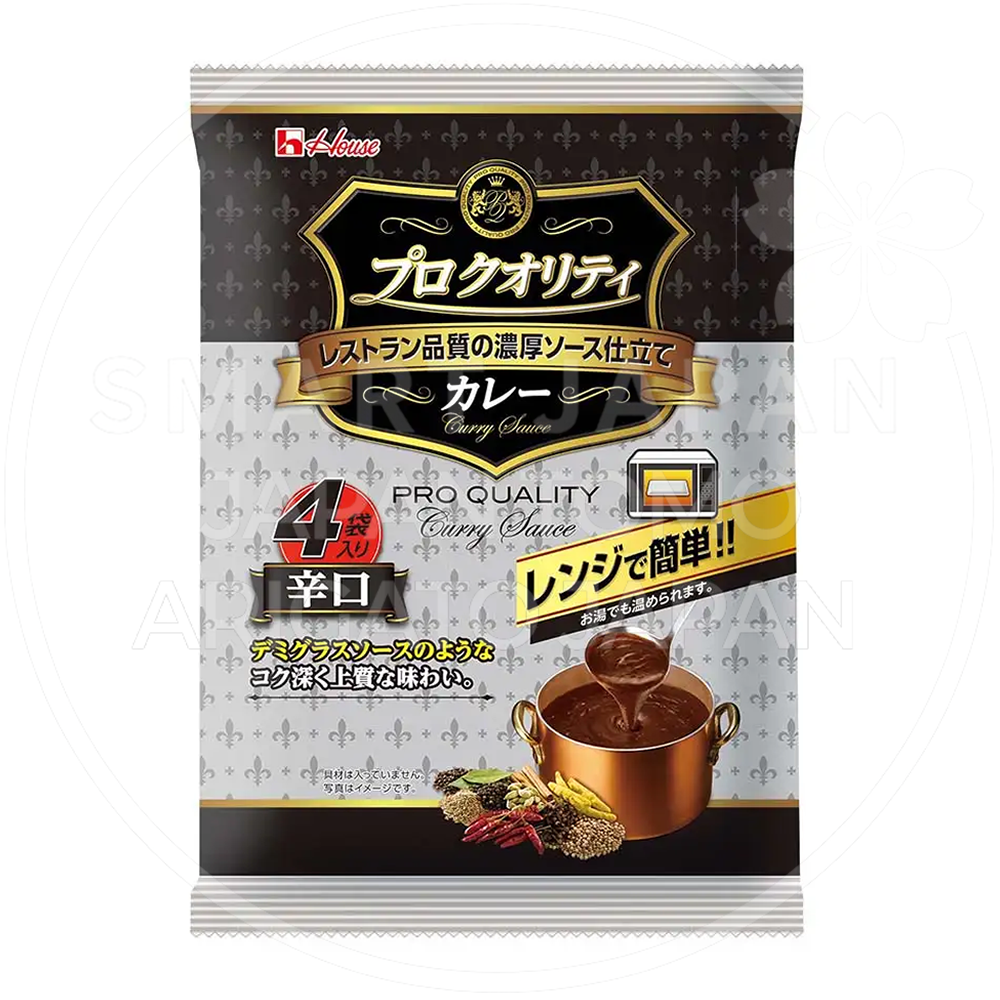 일본 하우스 프로퀄리티 카레 매운맛 4팩입