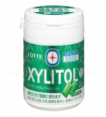 일본 롯데 자일리톨 껌 라임민트 보틀형 초록