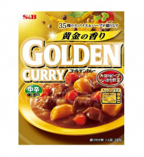 일본 에스비 골든카레 즉석카레 중간매운맛 200g
