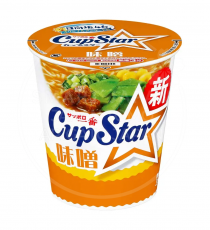 일본 산요 삿포로이치방 컵스타 미소맛 노랑 78g /일본 컵라면