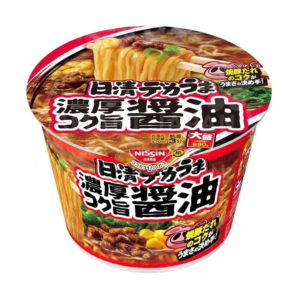 일본 닛신 데카우마 깊고진한 농후 쇼유 116g /일본 컵라면
