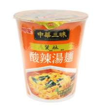 일본 묘조 중화삼매 에이린 산라탕면 64g /일본 컵라면