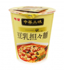 일본 묘조 중화삼매 스츠안레스토랑 친 두유탄탄면 65g /일본 컵라면
