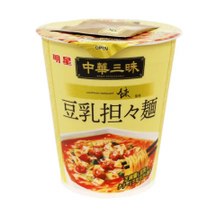 일본 묘조 중화삼매 스츠안레스토랑 친 두유탄탄면 65g /일본 컵라면