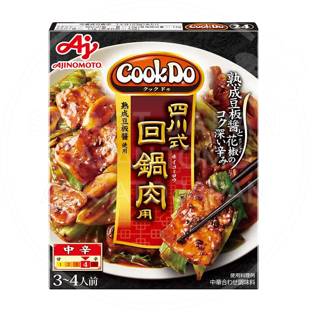 일본 아지노모토 쿡두 CookDo 사천식 회과육소스 80g /일본 소스