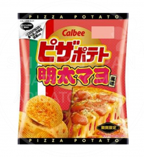 일본 가루비 피자포테이토 명란마요맛 57g /일본 감자칩