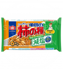 일본 카메다 저염 카키노타네 땅콩 쌀과자 6봉 164g /일본 과자