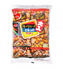 일본 덴로쿠 대용량 16봉 페어팩 콩과자 모둠 336g /일본 과자