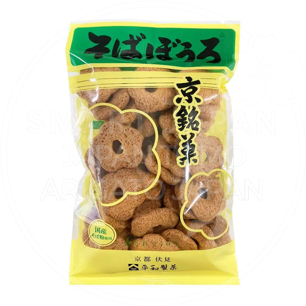 일본 헤이와 교토 소바보로 메밀쿠키 75g /일본 과자