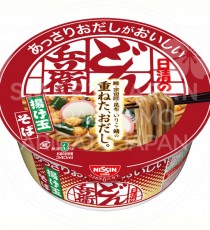 일본 닛신 돈베이 컵라면 앗사리다시 아게타마 소바 빨강, 69g