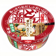 일본 닛신 돈베이 컵라면 앗사리다시 아게타마 소바 빨강, 69g