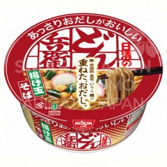 일본 닛신 돈베이 컵라면 앗사리다시 아게타마 소바 빨강, 69g