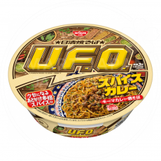 일본 닛신 UFO 야키소바 스파이스 키마카레맛 103g /일본 컵라면