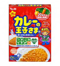 일본 에스비 카레의 왕자님 돼지고기 야채 카레 2팩입