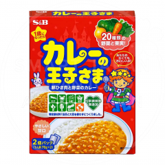 일본 에스비 카레의 왕자님 돼지고기 야채 카레 2팩입