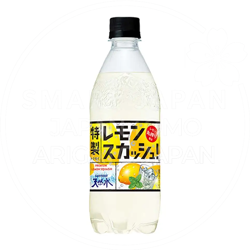 일본 산토리 천연수 특제 레몬 스쿼시 500ml /일본 탄산 음료수