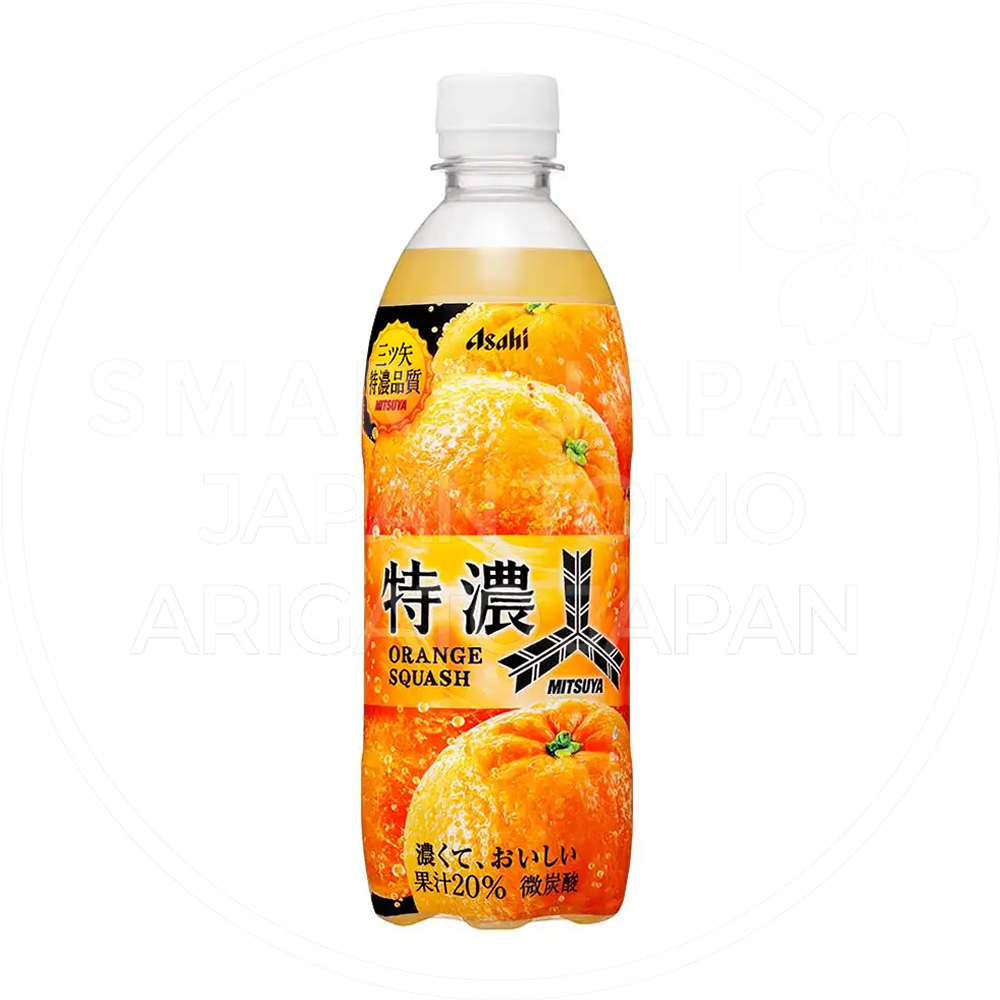 일본 아사히 미츠야 특농 오렌지 스쿼시 500ml /일본 탄산 음료수
