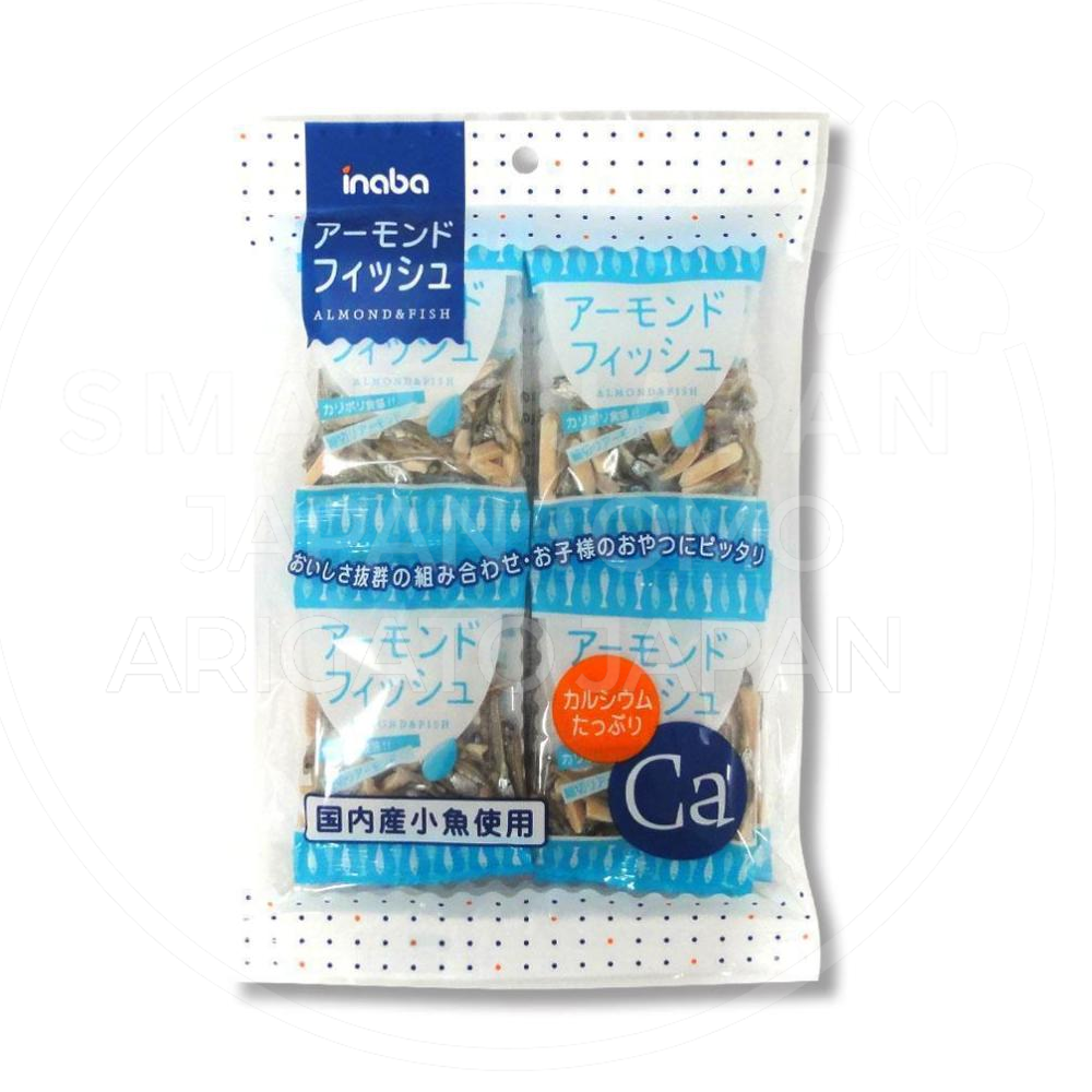 일본 이나바 피너츠 아몬드 피쉬 10봉입 60g /일본 과자