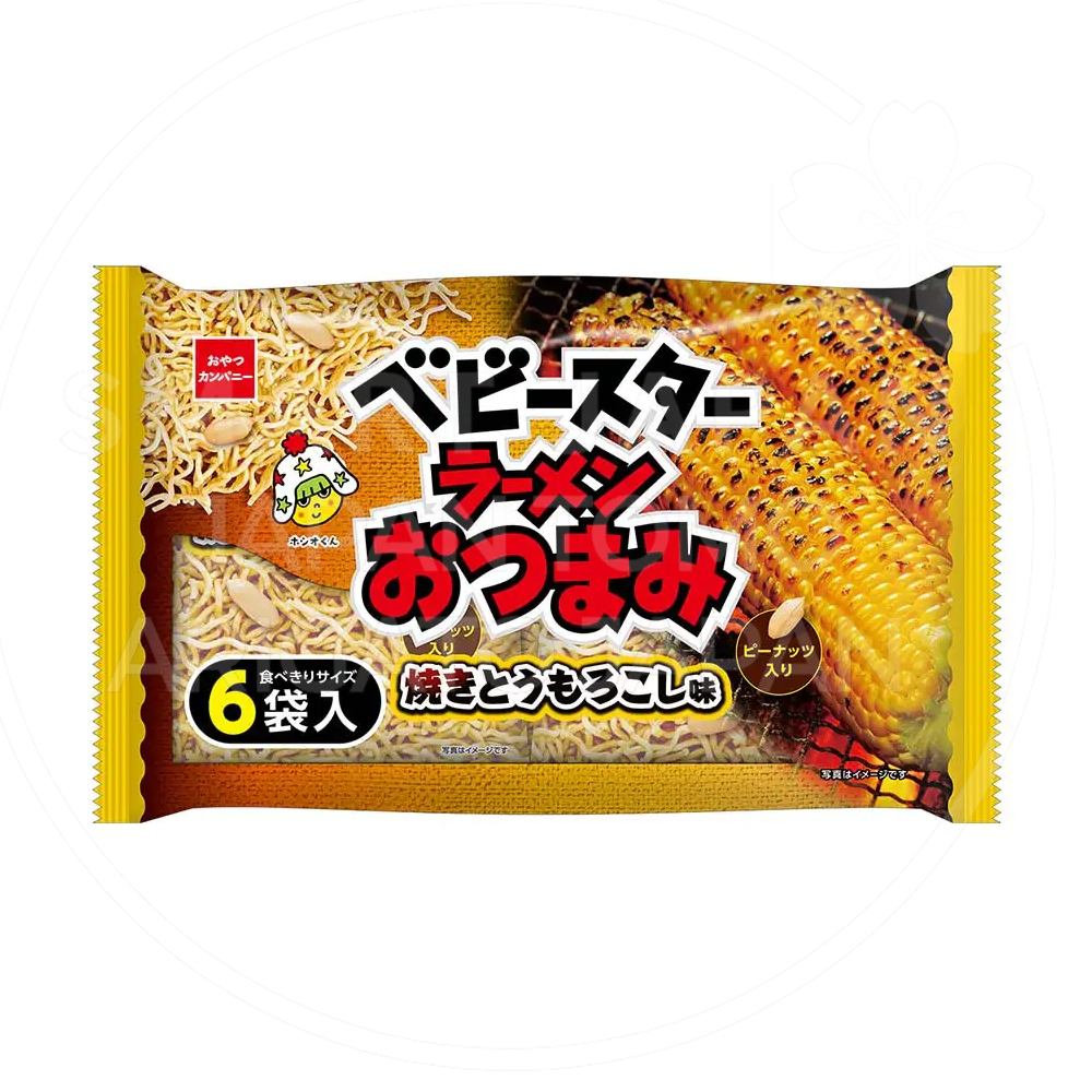 일본 베이비스타 라멘 군옥수수맛 6봉 126g /일본 과자