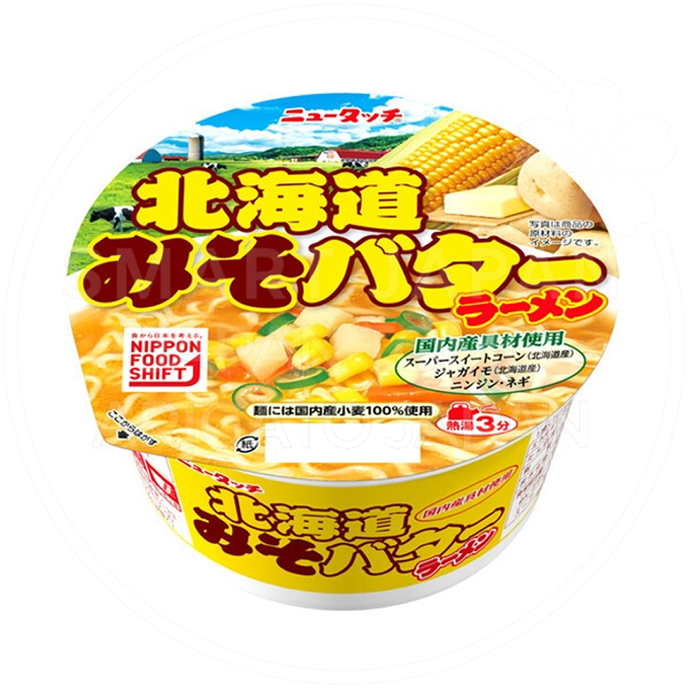 일본 야마다이 뉴터치 홋카이도 미소버터 라멘 107g /일본 컵라면