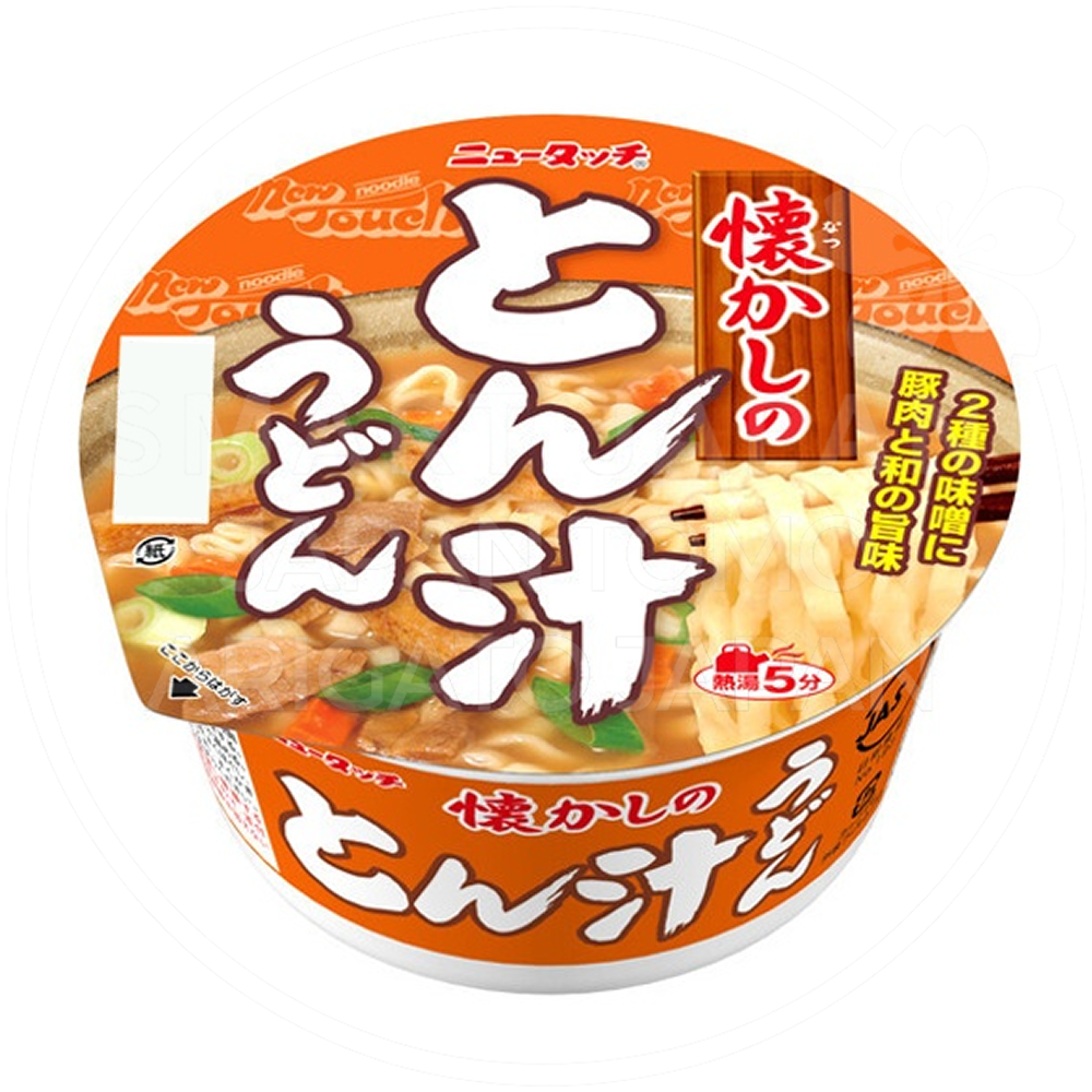 일본 야마다이 뉴터치 그리운 옛날 고향 톤지루 우동 95g /일본 컵라면