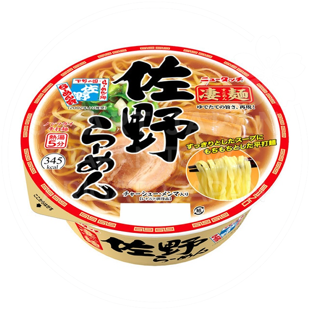 일본 야마다이 뉴터치 스고멘 토치기현 사노 라멘 115g /일본 컵라면