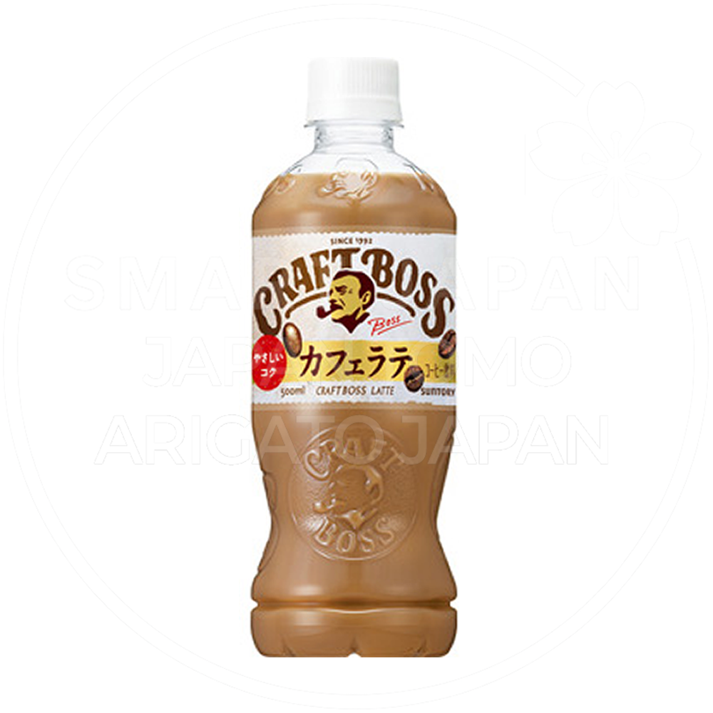 일본 산토리 크래프트 보스 커피음료 카페라테 보틀 500ml /일본 커피음료
