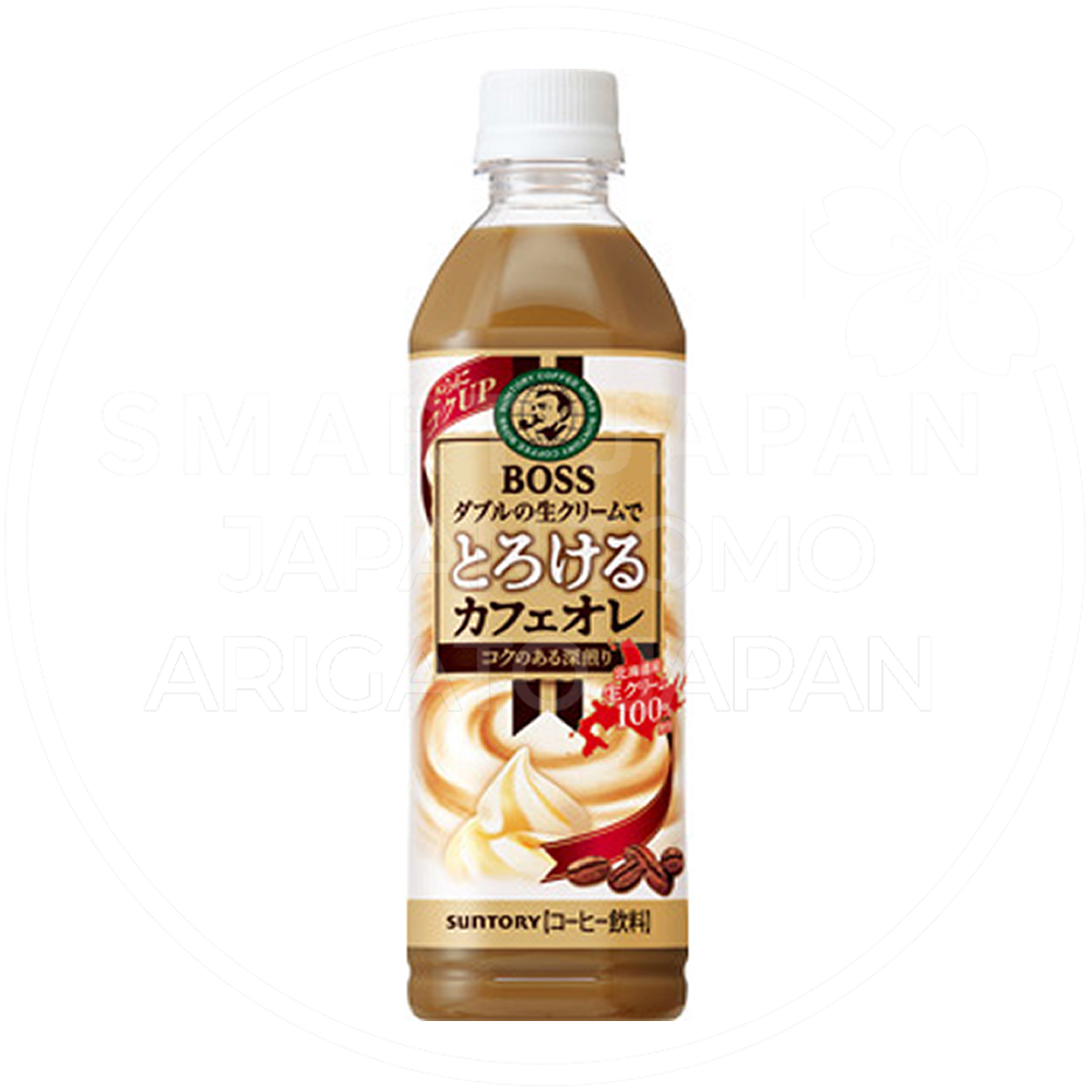 일본 산토리 보스 커피음료 더블 생크림 녹아드는 카페오레 보틀 500ml /일본 커피음료