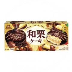 일본 모리나가 와구리 일본풍 밤 케이크 6개입 /일본 과자