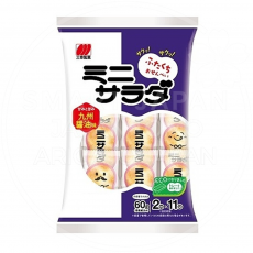 일본 산코 미니사라다 큐슈간장맛 센베이 60g /일본 과자