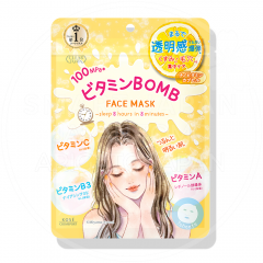일본 코세 클리어턴 비타민 BOMB 투명케어 마스크팩 7매 /일본 마스크팩