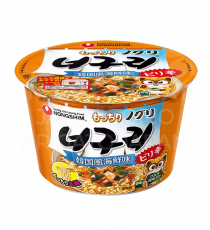 일본 농심 모찌리 너구리 한국풍 해물맛 컵라면 103g /일본 컵라면