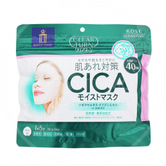 일본 코세 클리어턴 CICA 모이스처 마스크팩 40매 /일본 마스크팩