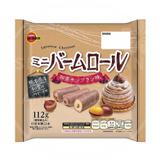 일본 브루봉 미니 밤롤 와구리 밤 몽블랑맛 과자 112g /일본 과자