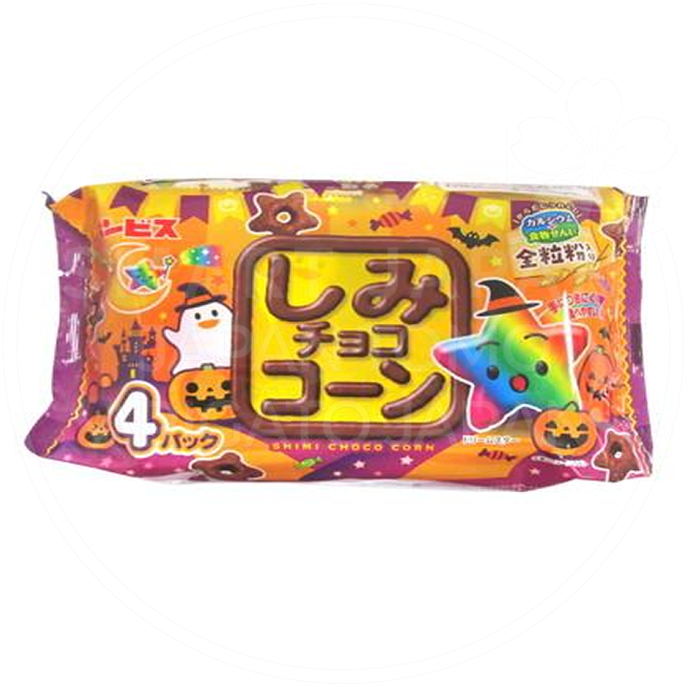 일본 긴비스 시미초코콘 할로윈 4봉입 88g /일본 과자