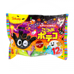 일본 토하토 타노시이 할로윈 코츠부 포테코 콘소메맛 12봉입 84g /일본 과자