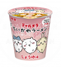 일본 묘조 루메라 캐릭터 라멘 치이카와 컵라면 간장맛 35g /일본 컵라면