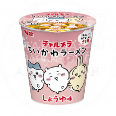 일본 묘조 루메라 캐릭터 라멘 치이카와 컵라면 간장맛 35g /일본 컵라면