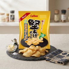 일본 가루비 카타아게 감자칩 홋카이도 버터간장맛 63g /일본 과자